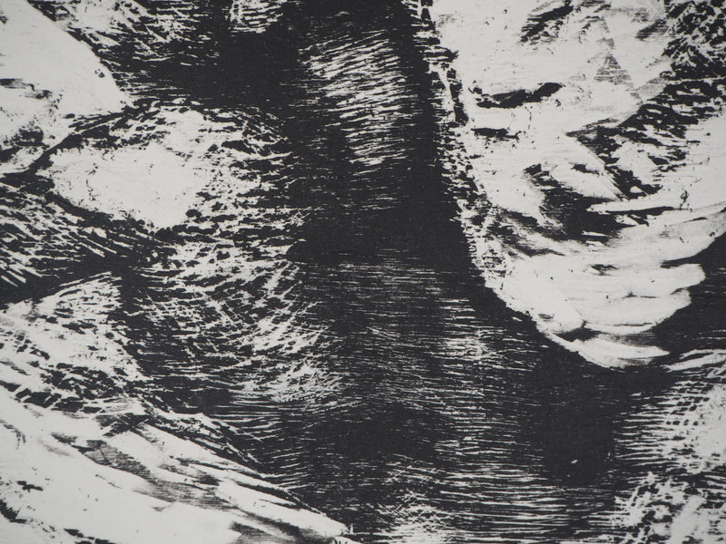 Francis MOCKEL : Nageuse II - Gravure (détail)
