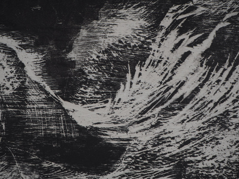 Francis MOCKEL : Nageuse II - Gravure (détail)