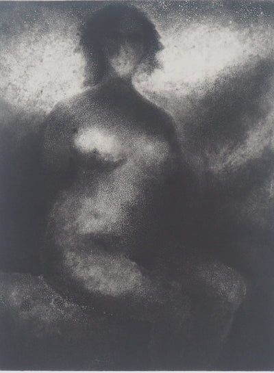 Francis MOCKEL : Série de nu : Nu VI  - Gravure