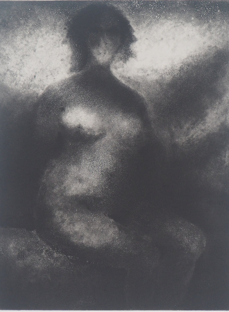 Francis MOCKEL : Série de nu : Nu VI  - Gravure