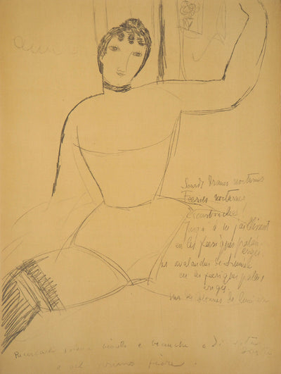 Amedeo MODIGLIANI : L'acrobate - Lithographie