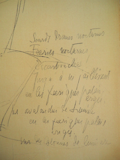 Amedeo MODIGLIANI : L'acrobate - Lithographie (détail)