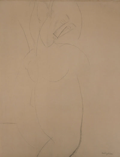 Amedeo MODIGLIANI : Caryatide, 1959 - Lithographie