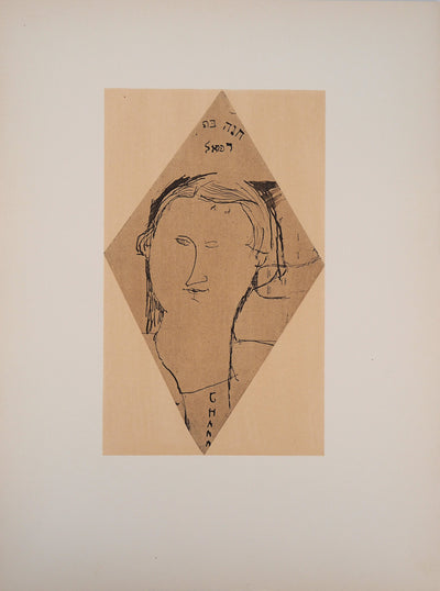 Amedeo MODIGLIANI : Chana Orloff - Lithographie