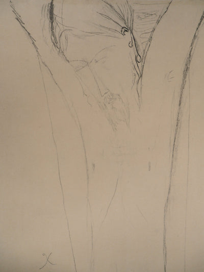 Amedeo MODIGLIANI : Crucifix, 1959 - Lithographie (détail)