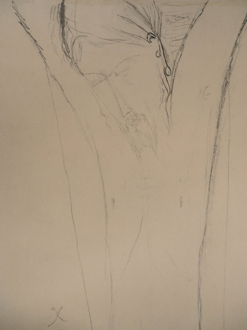 Amedeo MODIGLIANI : Crucifix, 1959 - Lithographie (détail)