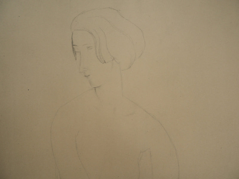 Amedeo MODIGLIANI :  - Lithographie (détail)