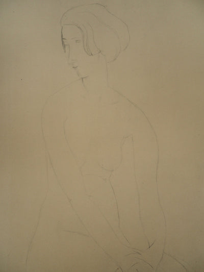 Amedeo MODIGLIANI :  - Lithographie (détail)