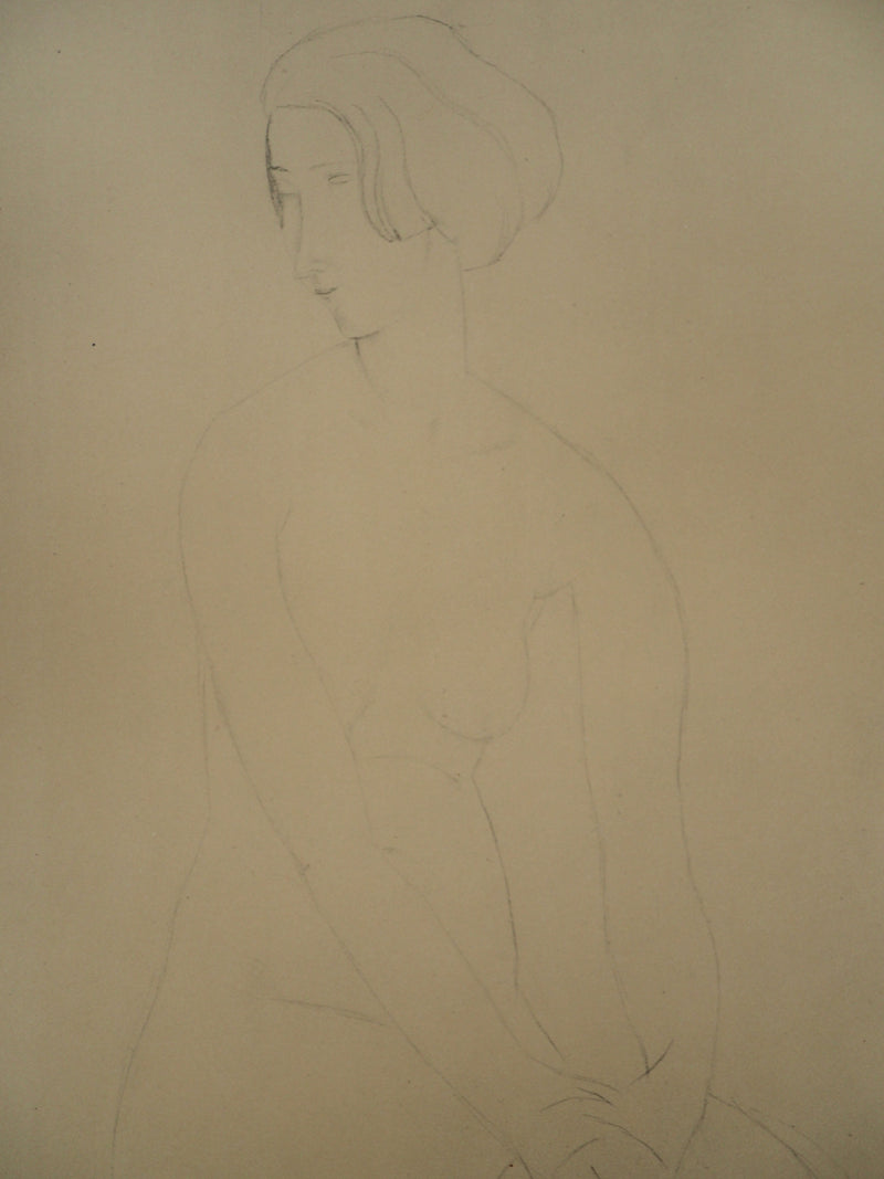 Amedeo MODIGLIANI :  - Lithographie (détail)