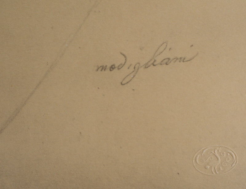 Amedeo MODIGLIANI :  - Lithographie (détail)
