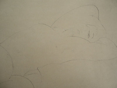 Amedeo MODIGLIANI :  - Lithographie (détail)