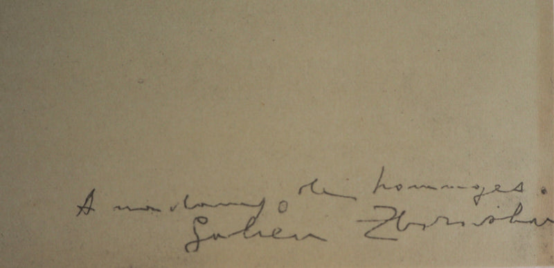 Amedeo MODIGLIANI :  - Lithographie (détail)