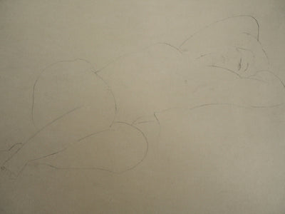 Amedeo MODIGLIANI :  - Lithographie (détail)