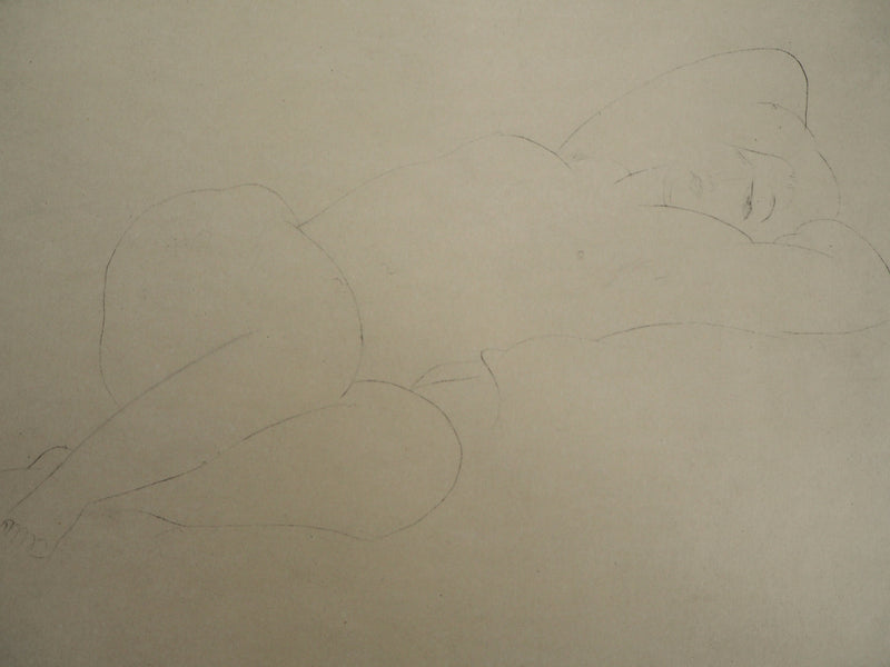 Amedeo MODIGLIANI :  - Lithographie (détail)