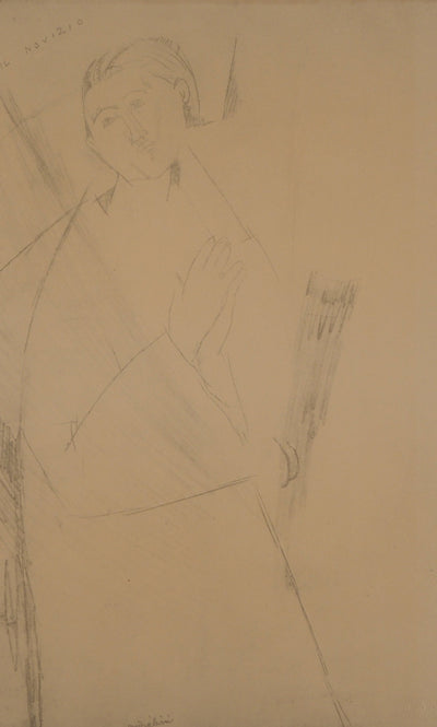 Amedeo MODIGLIANI : Le novice, 1959 - Lithographie