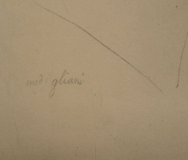 Amedeo MODIGLIANI :  - Lithographie (détail)