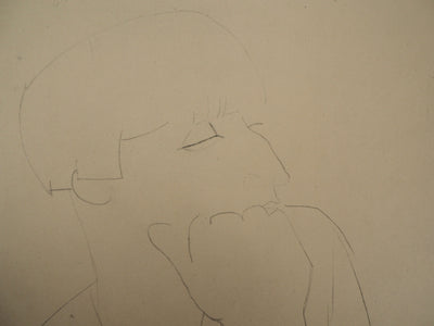 Amedeo MODIGLIANI :  - Lithographie (détail)