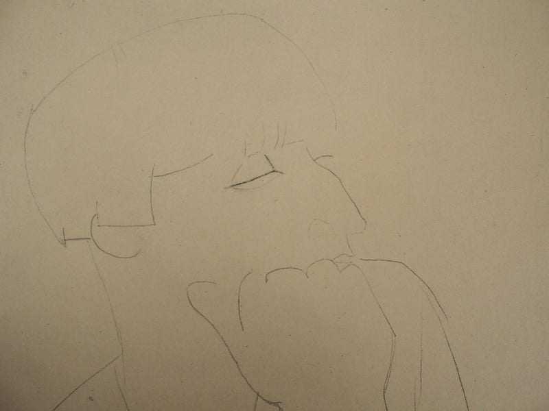 Amedeo MODIGLIANI :  - Lithographie (détail)