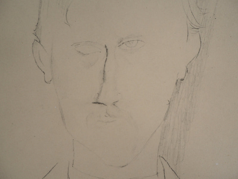 Amedeo MODIGLIANI :  - Lithographie (détail)