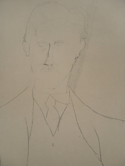 Amedeo MODIGLIANI :  - Lithographie (détail)