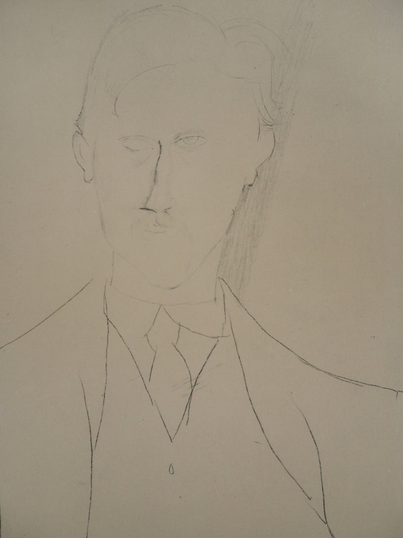 Amedeo MODIGLIANI :  - Lithographie (détail)