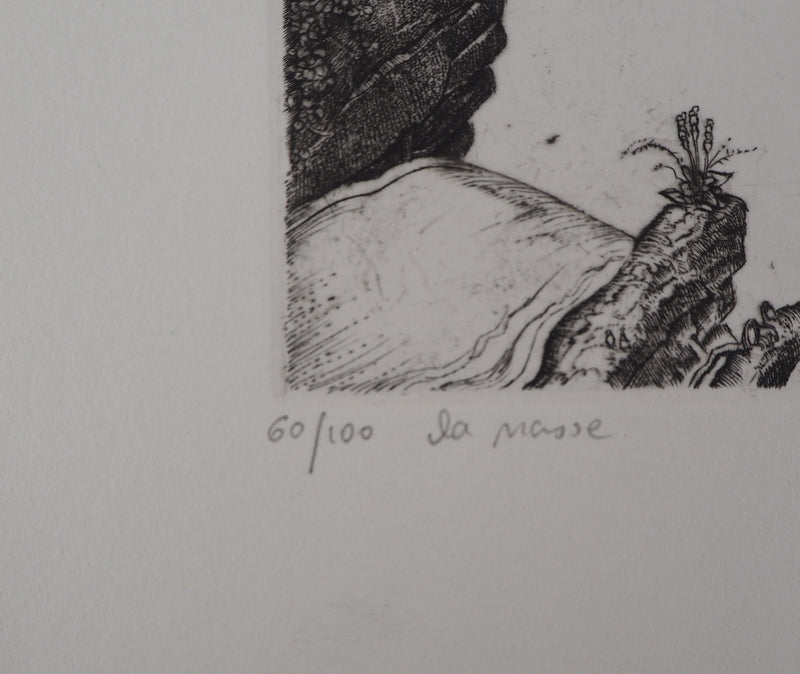 Philippe MOHLITZ : La nasse, 1998 - Gravure (détail)