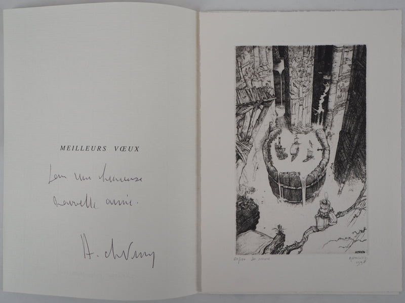 Philippe MOHLITZ : La nasse, 1998 - Gravure (détail)