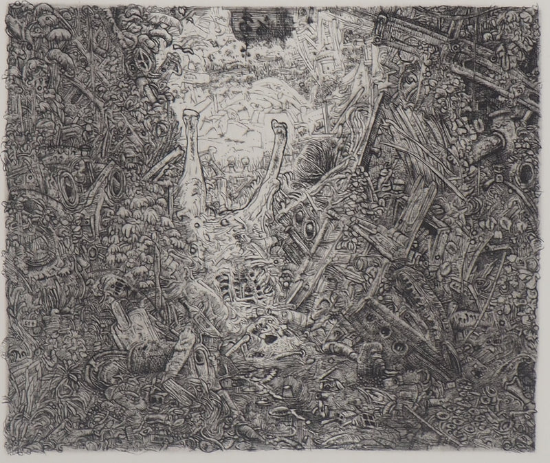 Philippe MOHLITZ : Trésors de pirates, 2013 - Gravure