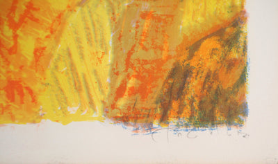 Roger MONTANE : L'été à la campagne - Lithographie (détail)