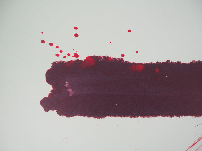 Raymond MORETTI : Amour, Hommage à la ros, Lithographie originale (photo de détail 5) - Crédit photo : Galerie Art.Paris