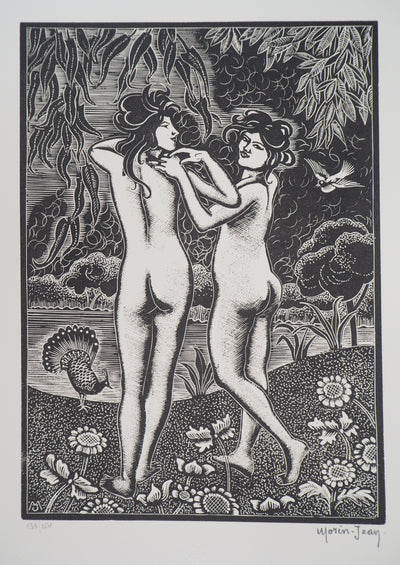  MORIN-JEAN : Le Printemps, 1923 - Gravure sur bois