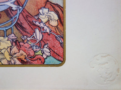 Alphonse MUCHA : Incantation, Lithographie originale (photo de détail 4) - Crédit photo : Galerie Art.Paris