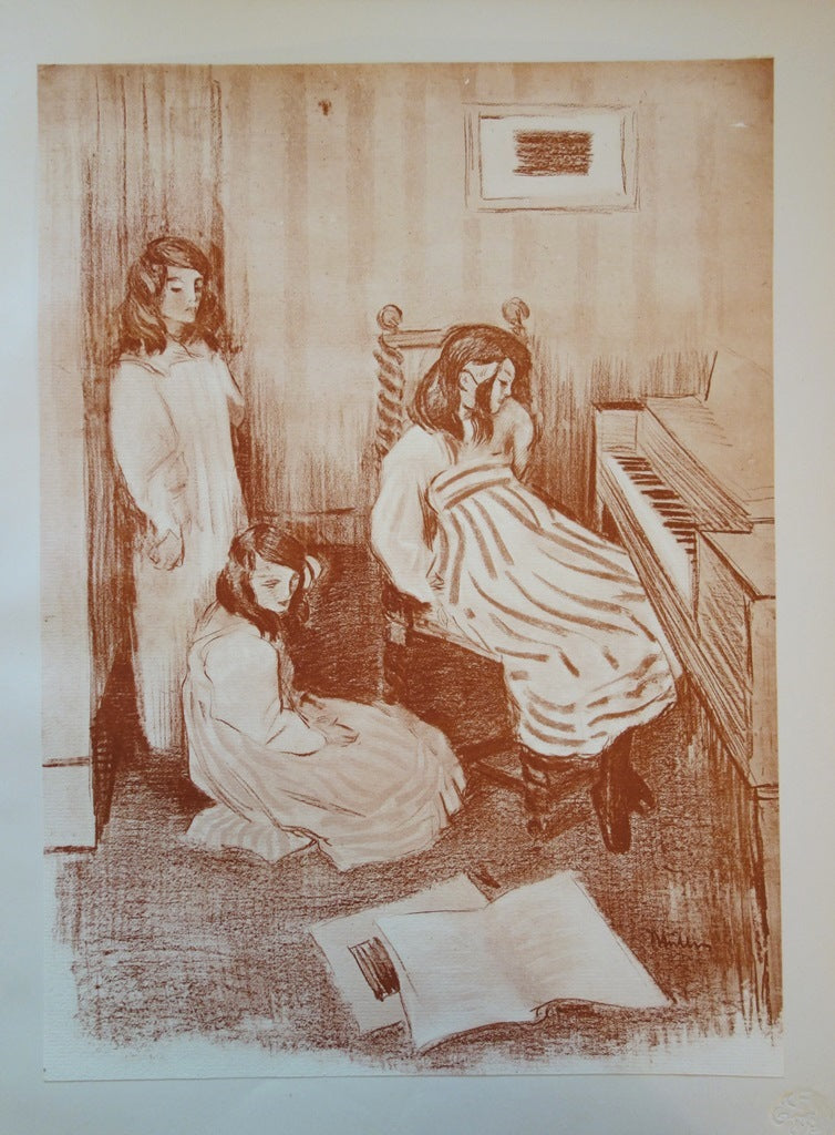 Alfredo MULLER : Bouderie - Lithographie