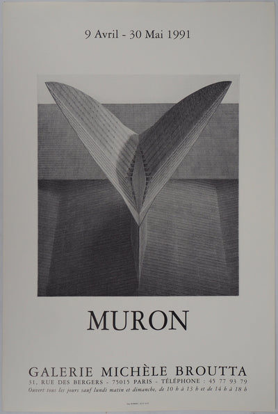 Jacques MURON : Les ailes, 1991 - Affiche