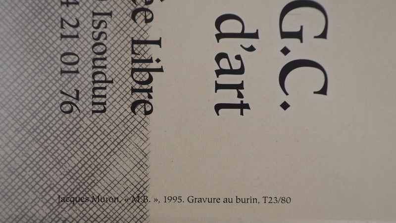 Jacques MURON : Parcours, 2011 - Affiche (détail)