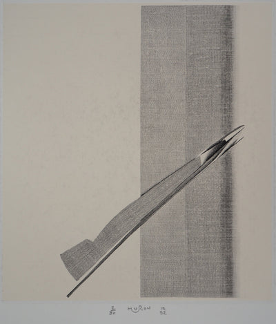 Jacques MURON : Aérien, 1992 - Gravure