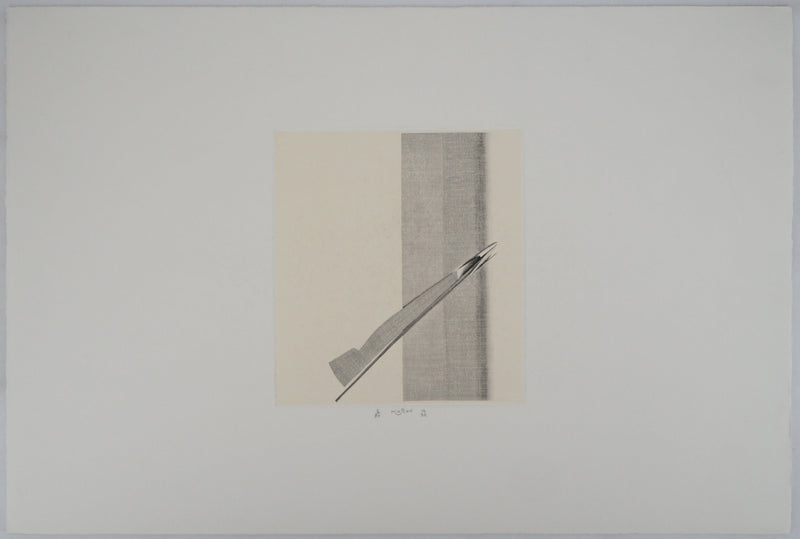 Jacques MURON : Aérien, 1992 - Gravure (détail)