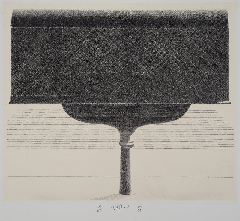 Jacques MURON : La bascule, 1992 - Gravure
