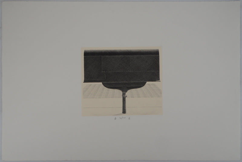 Jacques MURON : La bascule, 1992 - Gravure (détail)