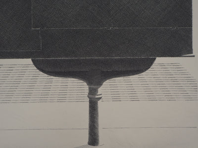 Jacques MURON : La bascule, 1992 - Gravure (détail)