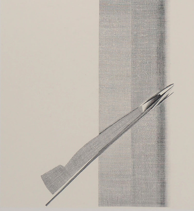 Jacques MURON : Le Bec, 1992 - Gravure