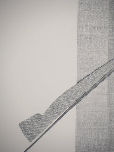 Jacques MURON : Le Bec, 1992 - Gravure (détail)
