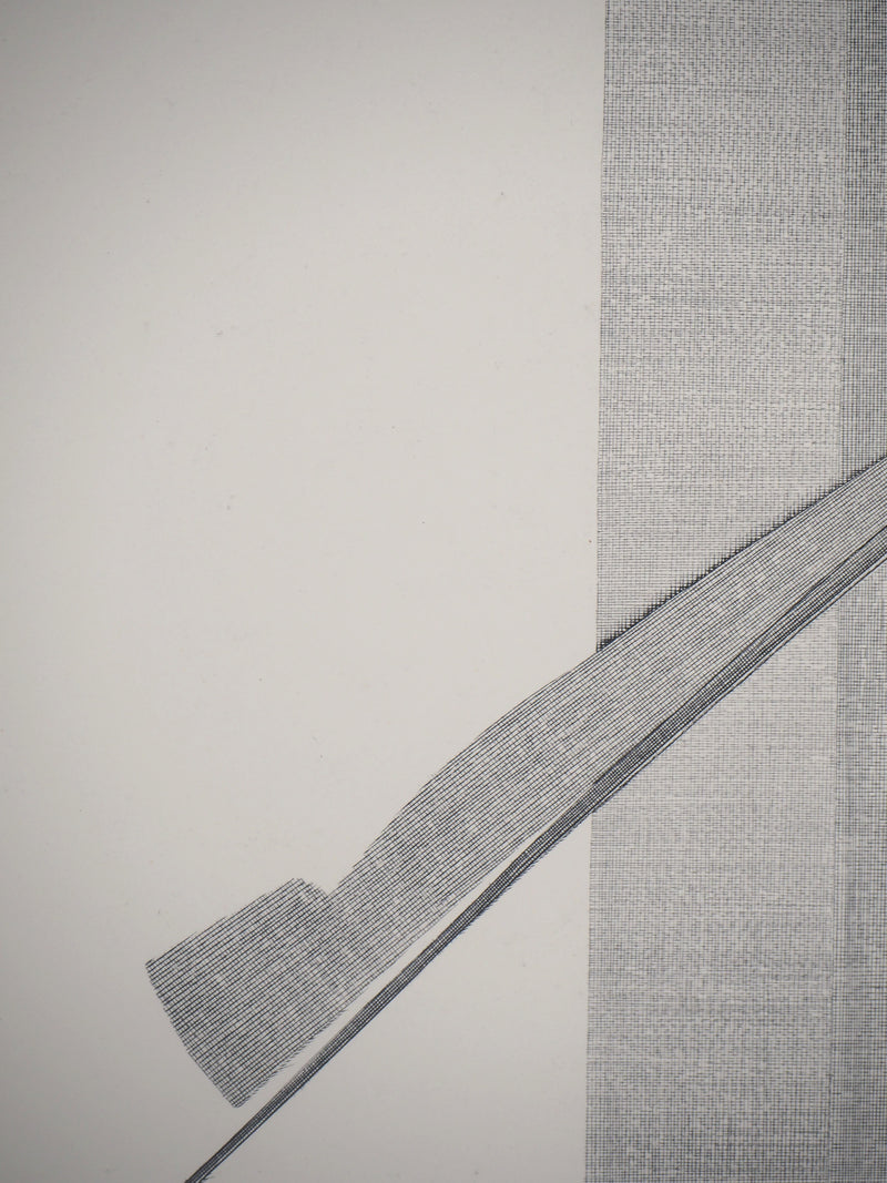 Jacques MURON : Le Bec, 1992 - Gravure (détail)