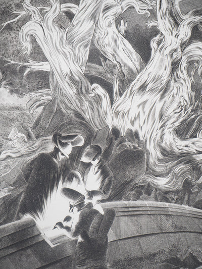 Jacques MURON : Les Fondeurs, 1978 - Gravure