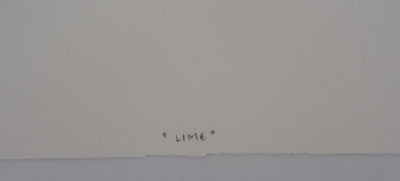 Jacques MURON : Lime, 1993 - Gravure (détail)