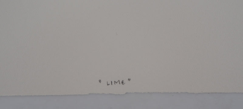Jacques MURON : Lime, 1993 - Gravure (détail)