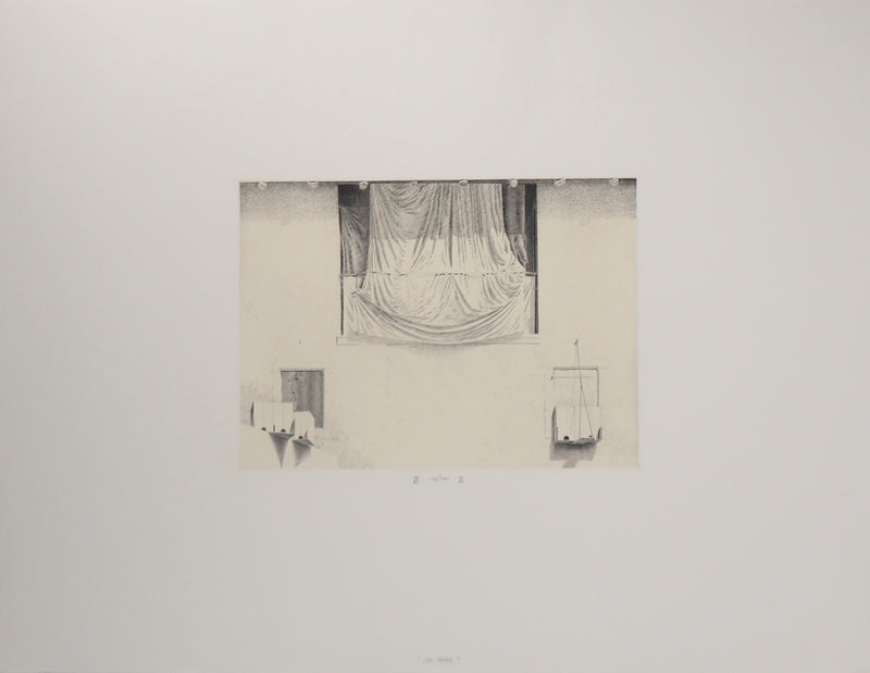 Jacques MURON : Au théâtre, 1992 - Gravure