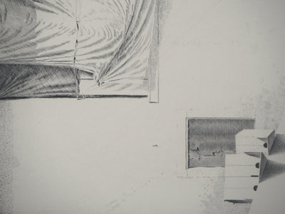 Jacques MURON : Au théâtre, 1992 - Gravure (détail)