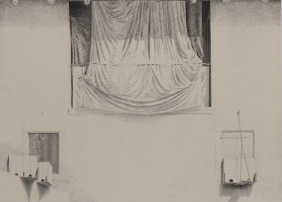 Jacques MURON : Au théâtre, 1992 - Gravure (détail)