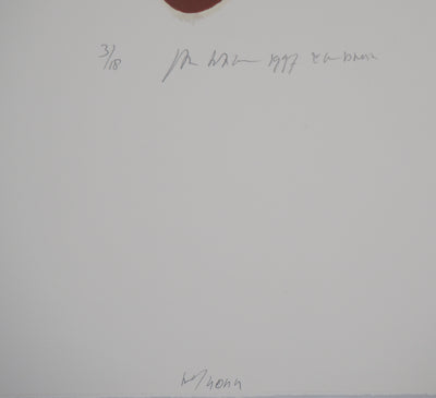 Jan NAEZER : Domination abstraite, 1997  - Gravure (détail)